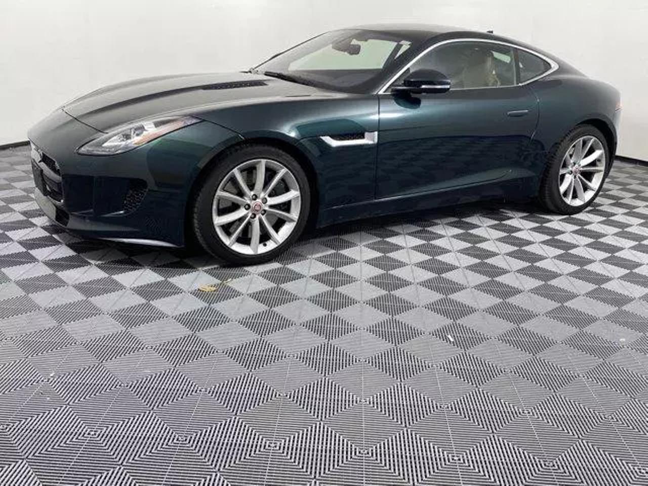 jaguar f type coupe green