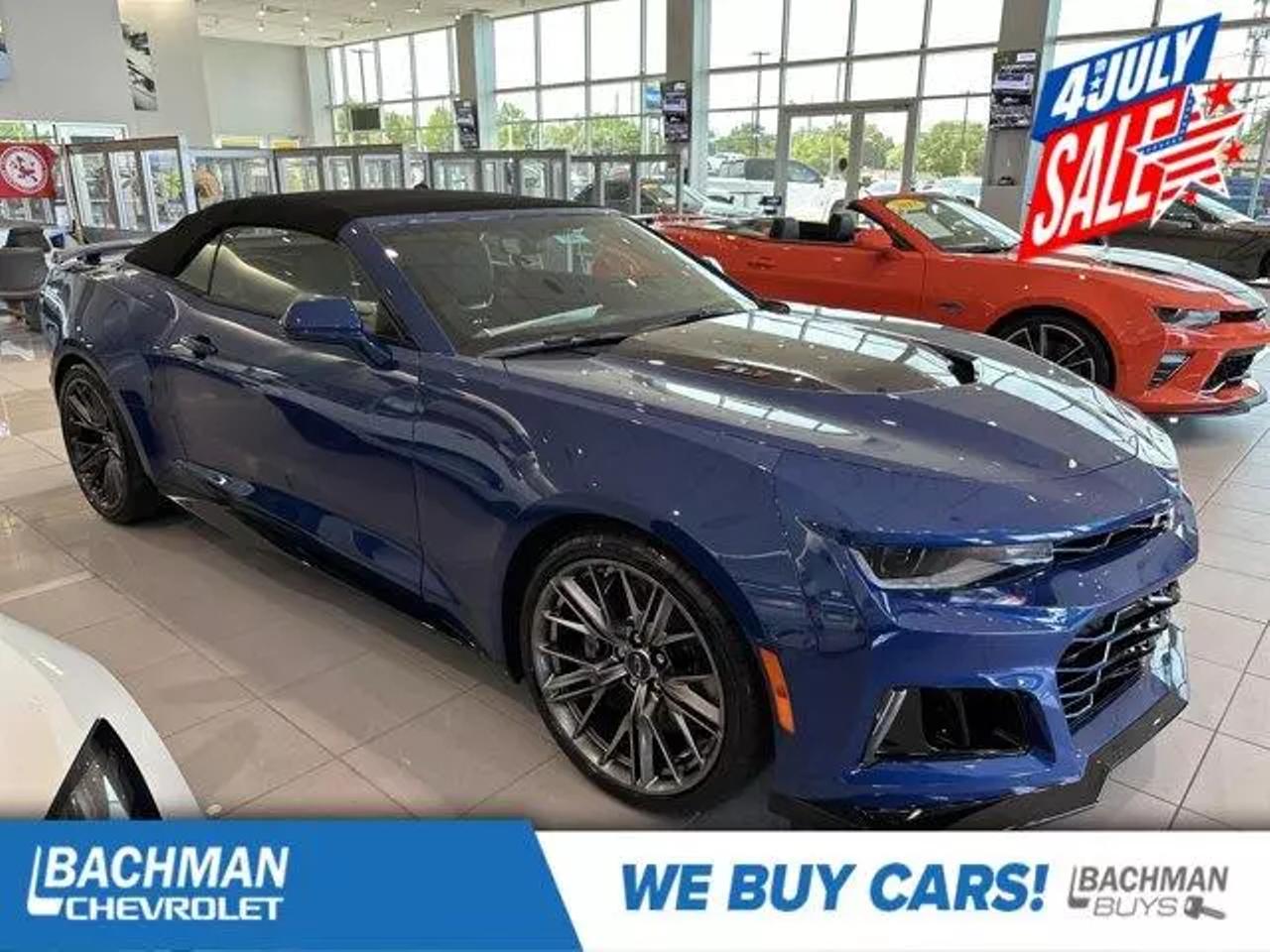 Used 6th Generation Facelift Chevrolet Camaro ZL1 Convertible For Sale
