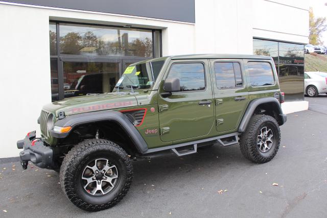 Used 2021 Jeep Wrangler Unlimited Rubicon with VIN 1C4HJXFN3MW514228 for sale in Bethel Park, PA