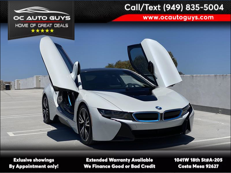 Used BMW I8 for sale  Crystal White & Blue