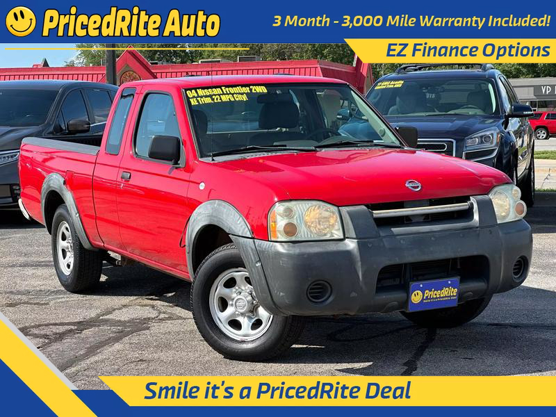 2001 nissan frontier red