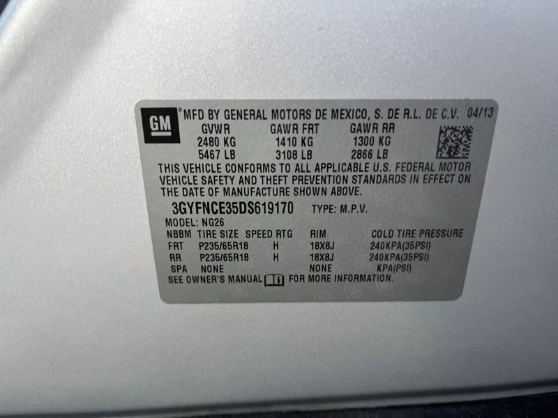 2013 CADILLAC SRX SUV / Crossover - $7,995