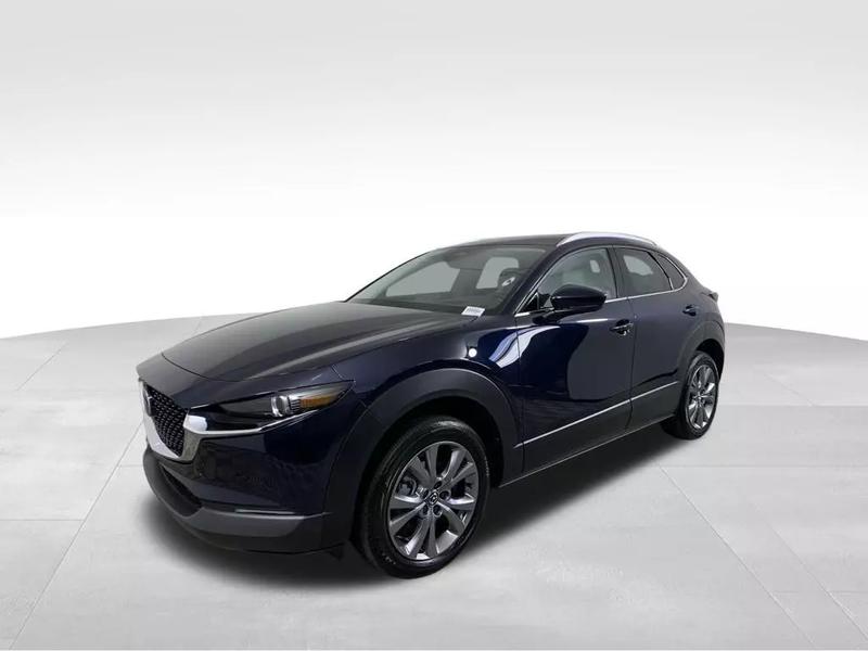 2021 Mazda CX-30  Preferred Package in Deep Crystal Blue and Greige 