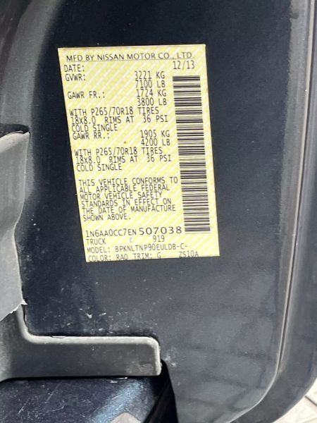 2014 NISSAN Titan Pickup - $13,995