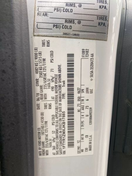 2018 Ford Transit Van