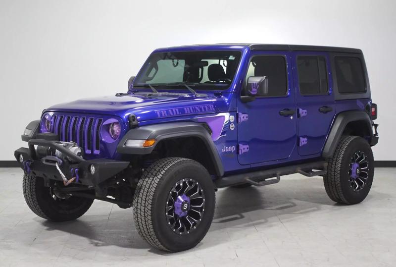 Purple wrangler clearance