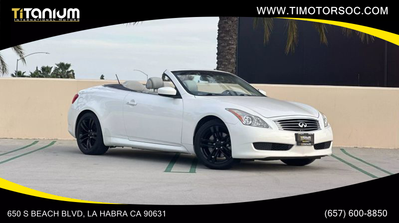 2010 Infiniti G37 Convertible G37