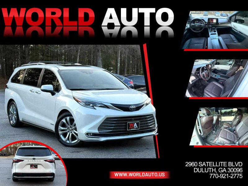 2021 Toyota Sienna Platinum 7-Passenger